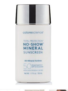 Colorescience Total Protection No-Show Mineral Sunscreen SPF 50 1.7 oz NIB
